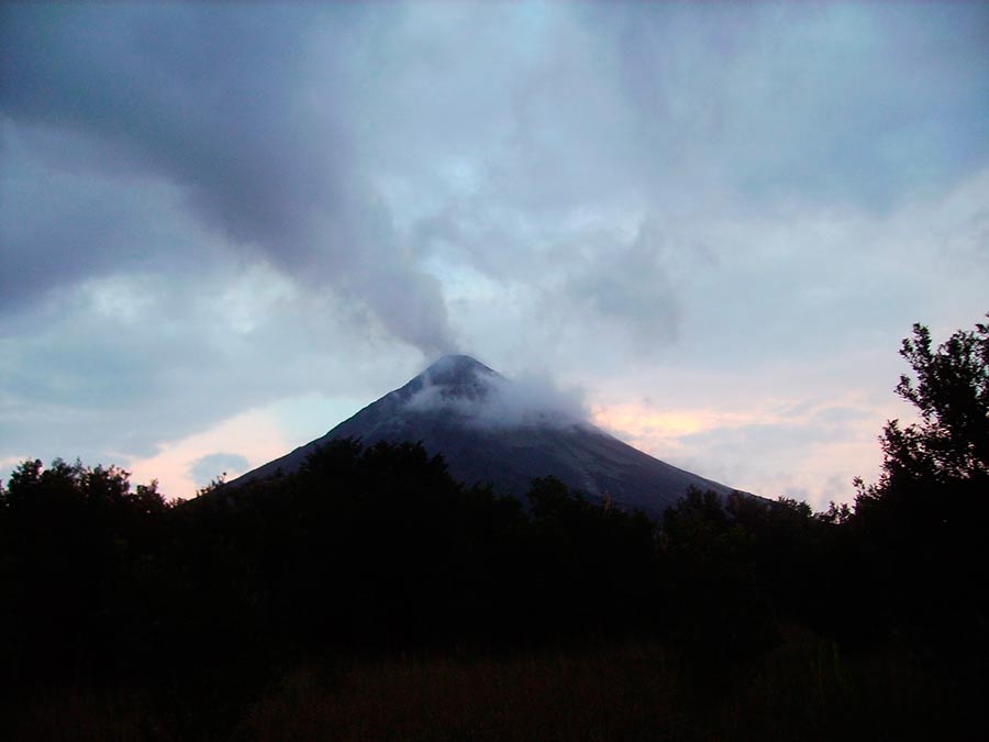 Volcán Arenal en Costa Rica
